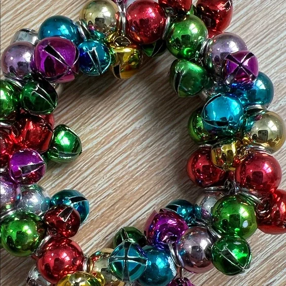 Source Unknown Colorful Jingle Bell Bracelets Set of 2 - Picture 5 of 12